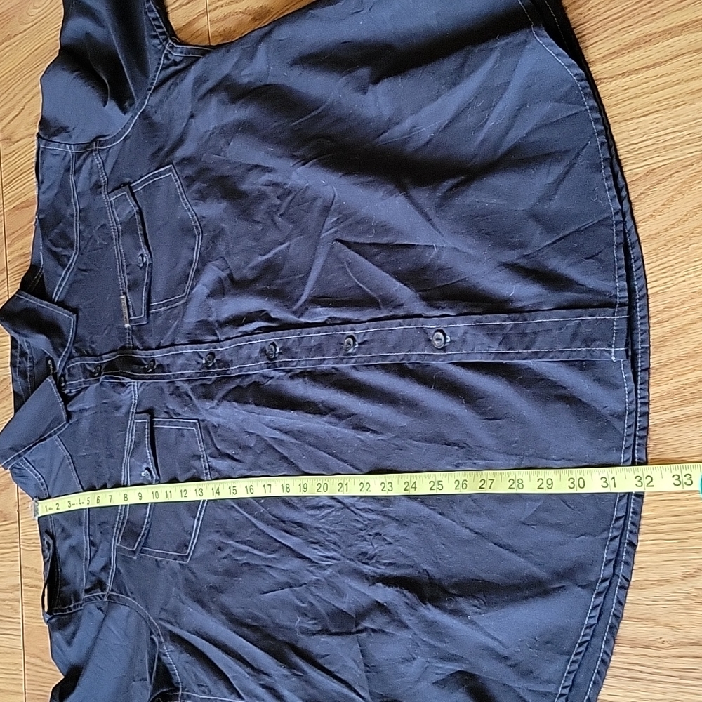 NEW MARC Ecko buttons down long sleeves shirt size XL Color dark  navy - Picture 14 of 16